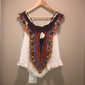 American rag off the shoulder top size M